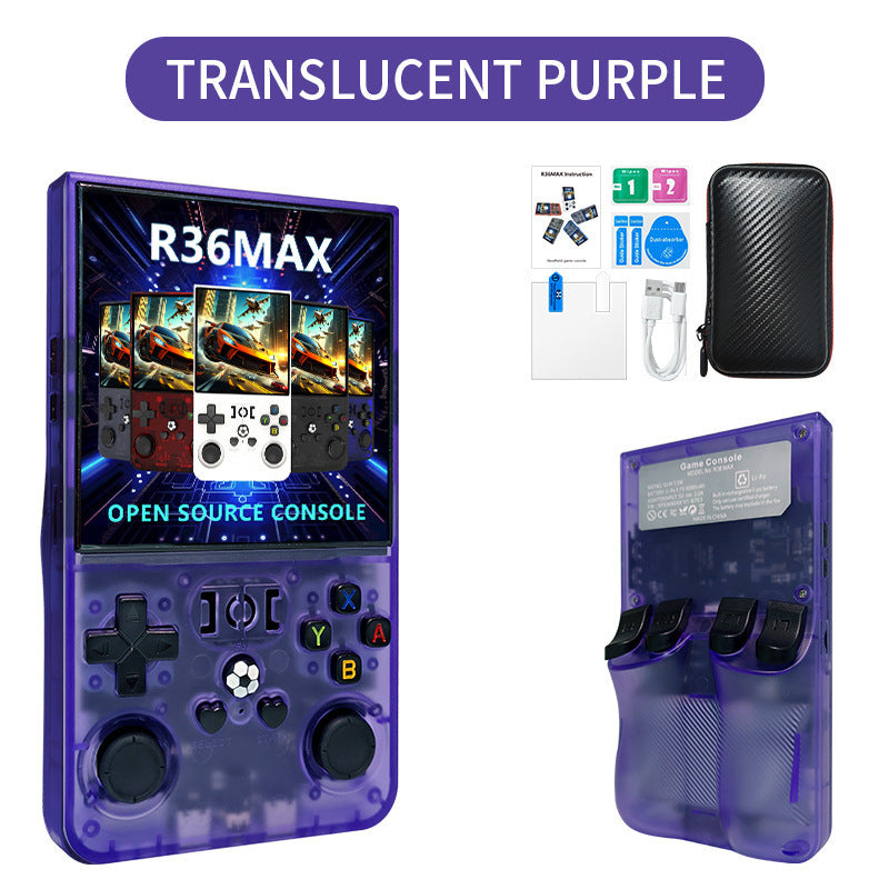 R36MAX Retro Handheld Video Game Console 3.5 Inch 64GB/128GB