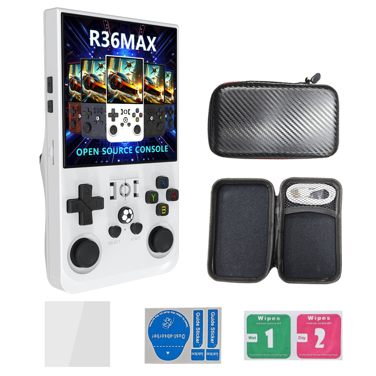 R36MAX Retro Handheld Video Game Console 3.5 Inch 64GB/128GB